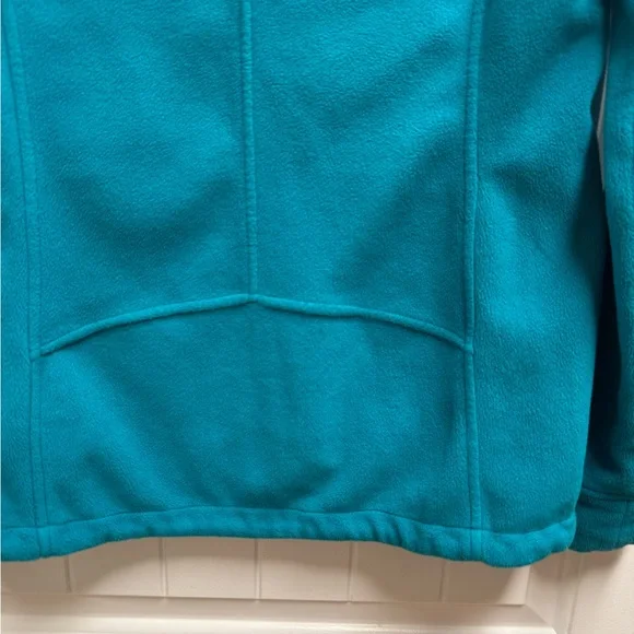 Women's The North Face Full-Zip Soft Fleece Jacket Teal Green Size Small EUC - Picture 10 of 11